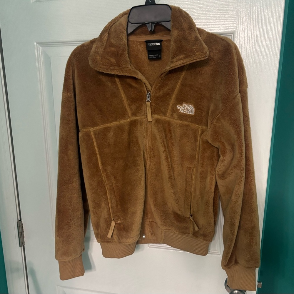 The North Face British Tan Fleece Jacket –size XS